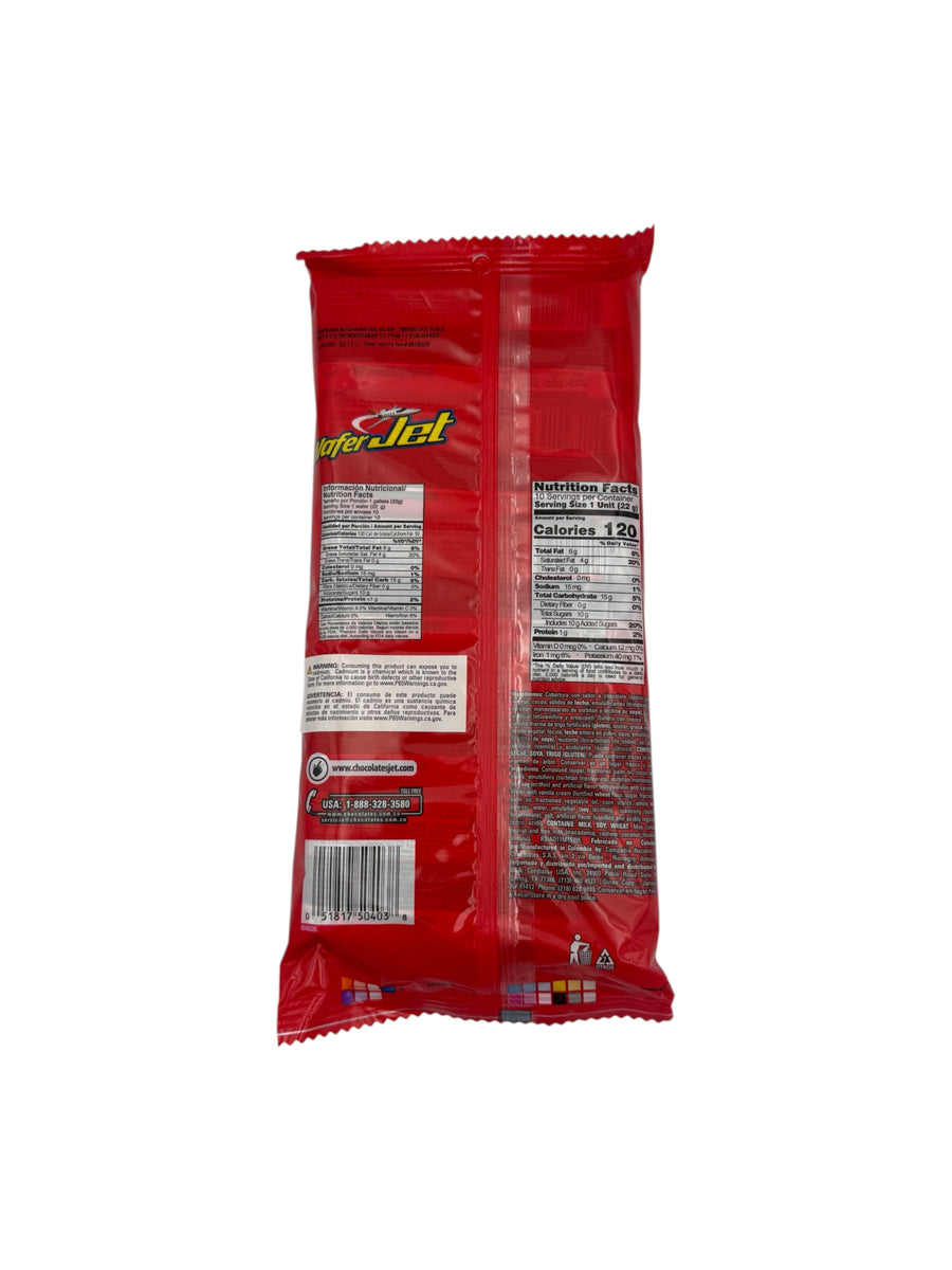 WaferJet - Chocolate Covered Wafers - 220g