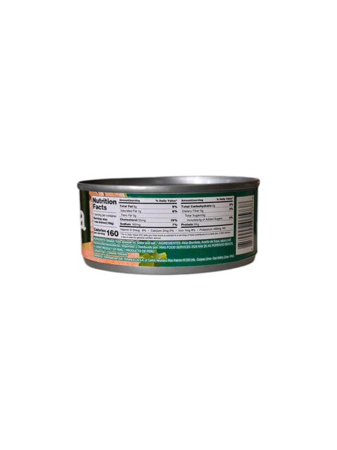 Florida Solid Tuna in Vegetable Oil - 140g Back
