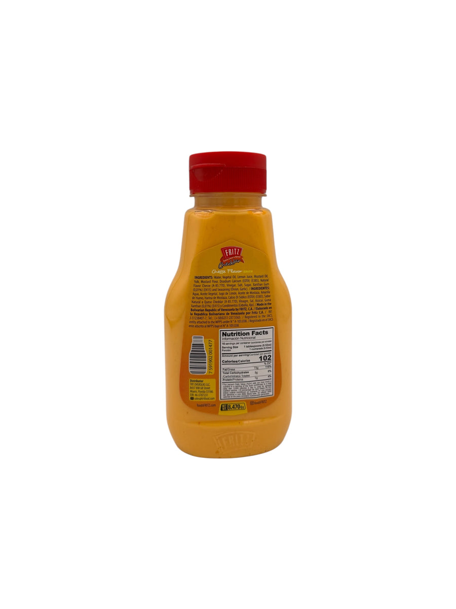 Fritz Cheddar Sauce (back image)