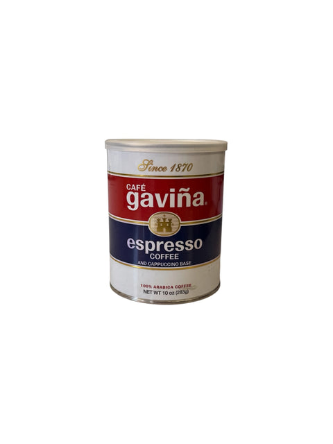 Gavina Espresso Coffee Can - 10oz Front