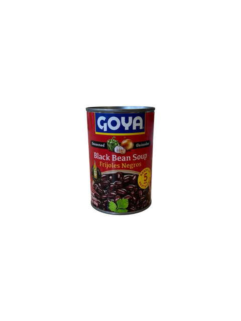 Goya Black Bean Soup Frijoles Negros - 15oz Front