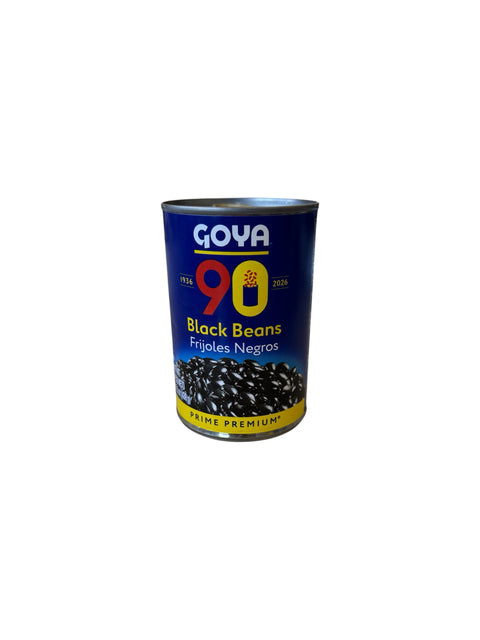 Goya Black Beans Frijoles Negros - 15.5oz Front