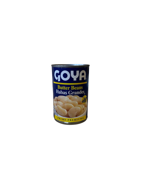 Goya Butter Beans Habas Grandes - 15.5oz Front