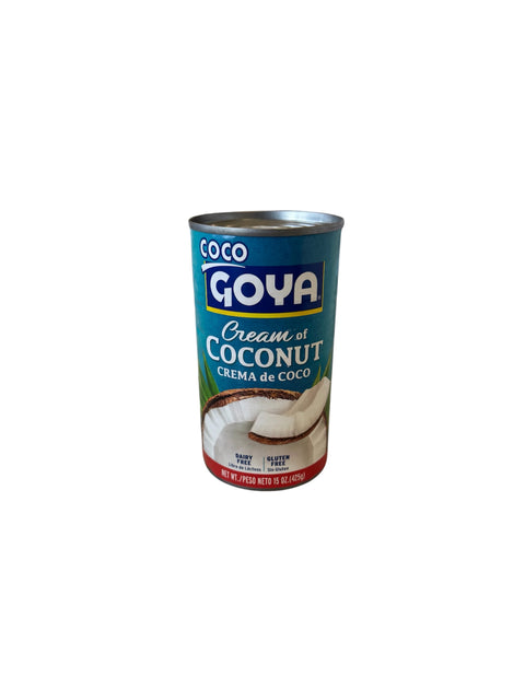 Goya Cream of Coconut Crema de Coco -15oz Front