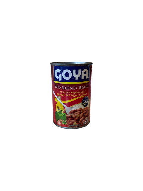 Goya Red Kidney Beans in Sauce Coloradas Guisadas - 15oz Front