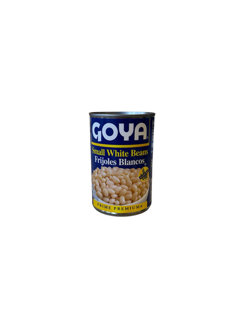 Goya Small White Beans Frijoles Blancos - 15.5oz Front