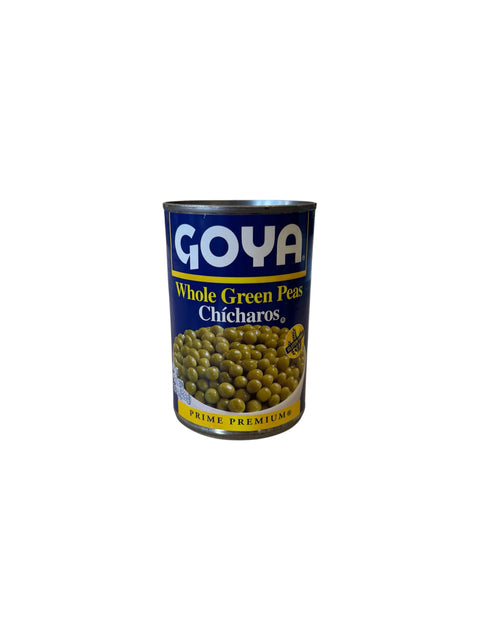 Goya Whole Green Peas Chicharros - 15.5oz Front