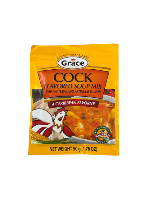 Grace Cock Flavored Soup Mix - 50g Front