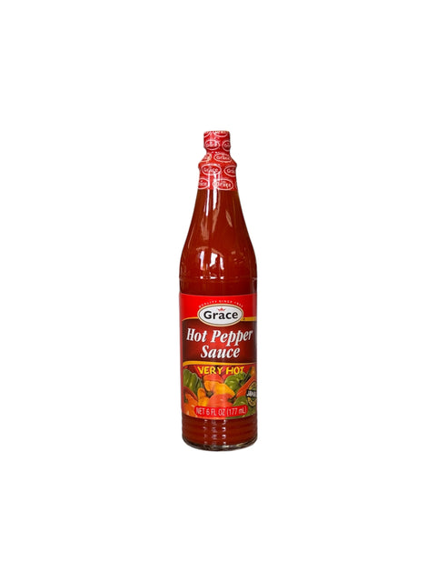 Grace Hot Pepper Sauce - 6oz Front