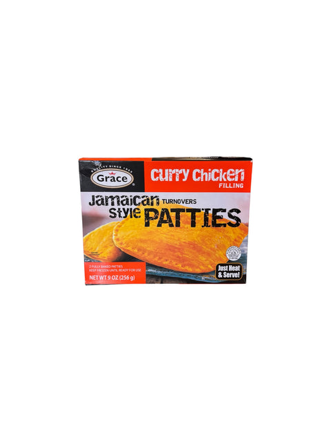 Grace Jamaican Curry Chicken Patties - 9oz Front