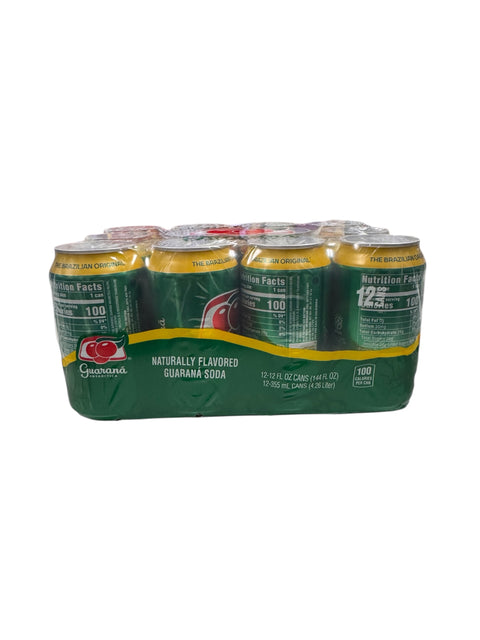 Guarana Antarctica Soda - 12pk Front