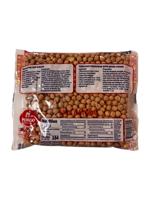 Inca’s Food Garbanzos (Chickpeas) - 425g Back