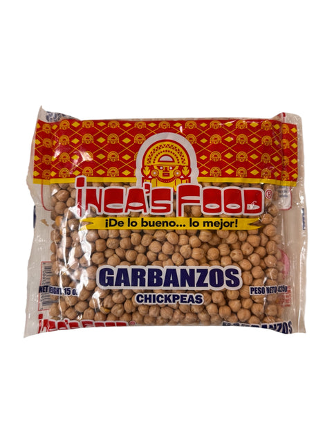 Inca’s Food Garbanzos (Chickpeas) - 425g Front