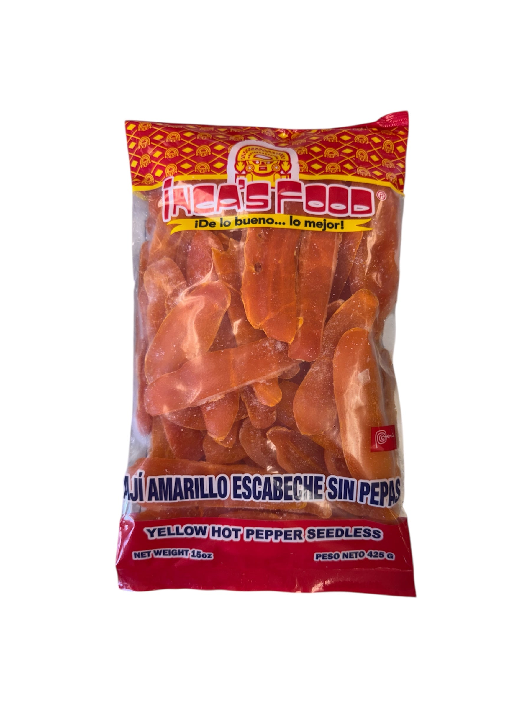Inca’s Food Seedless Yellow Hot Peppers (Aji Amarillo Escabeche sin Pe ...