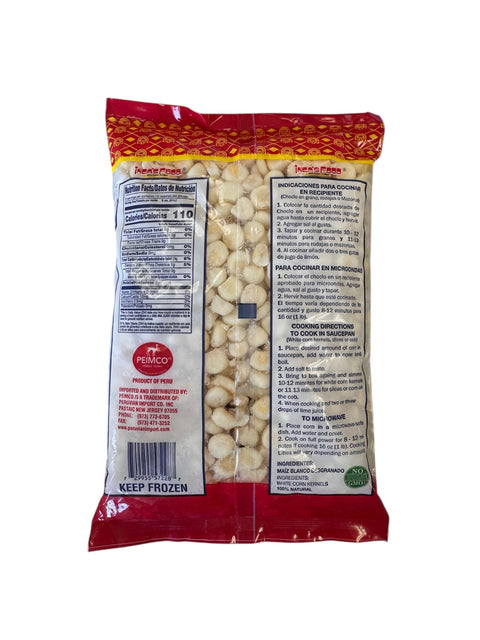 Inca’s Food Whole White Kernels (Choclo Grano) - 3lb Back