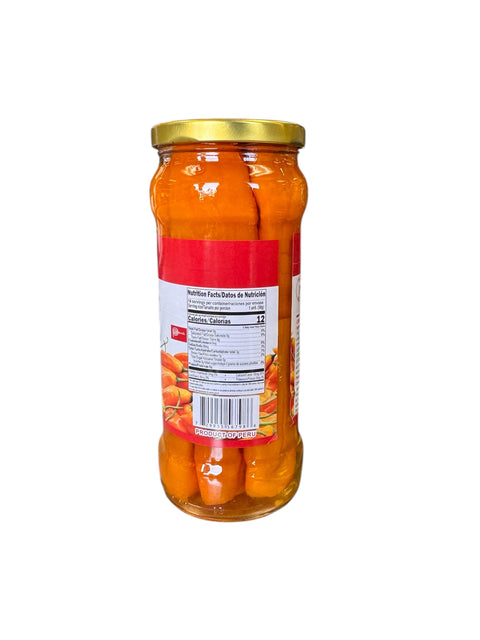 Inca’s Food Yellow Hot Peppers ( Aji Amarillo) - 560g Back