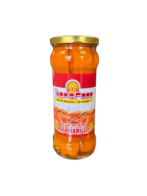 Inca’s Food Yellow Hot Peppers ( Aji Amarillo) - 560g Front