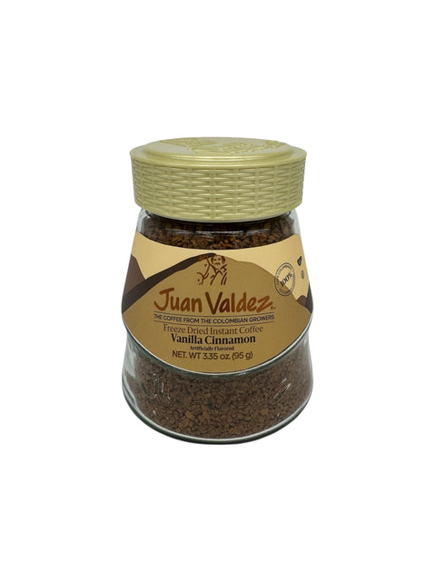 Juan Valdez Vanilla Cinnamon Instant Coffee - 95g Front