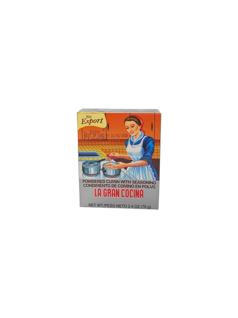 La Gran Cocina Powdered Cumin with Seasoning - 70g Front