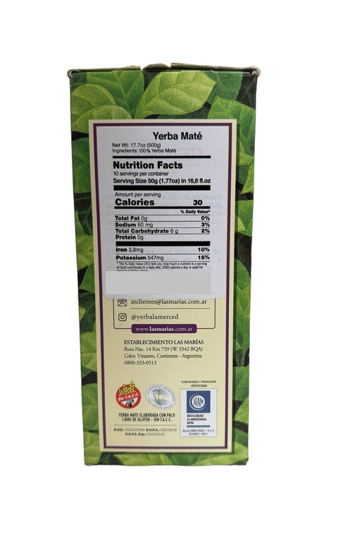 La Merced Barbacua Yerba Mate (side image)