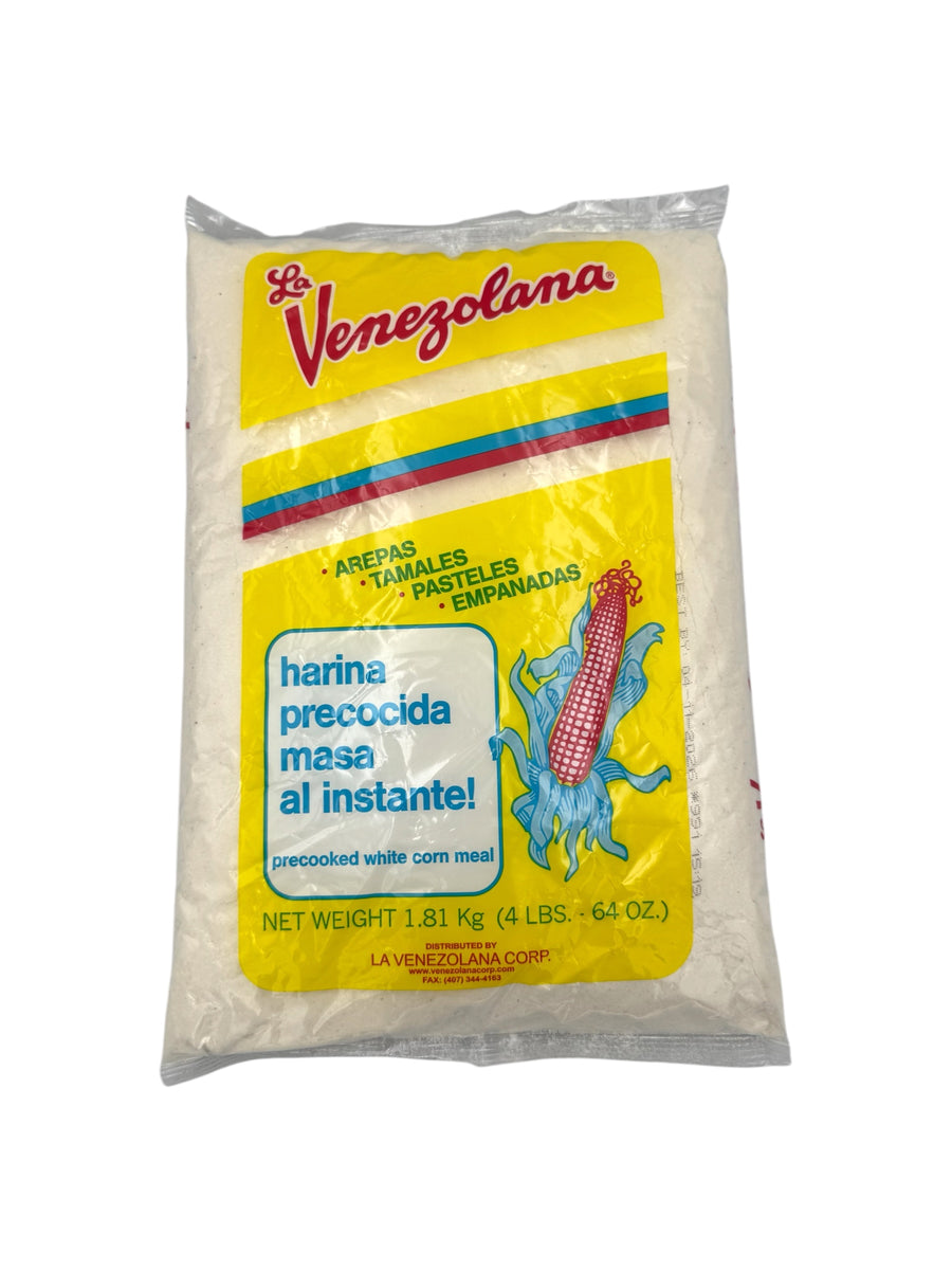 La Venezolana White Corn Meal 4lbs (Front image)