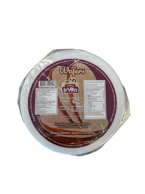 La Villa Obleas (Wafers) - 90g Front