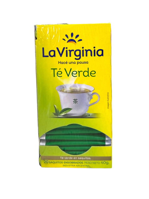 La Virginia Hierbas Te Verde (front image)