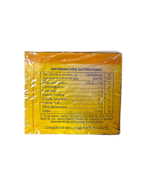 La Virginia Te en Saquitos 50pk (back image) 