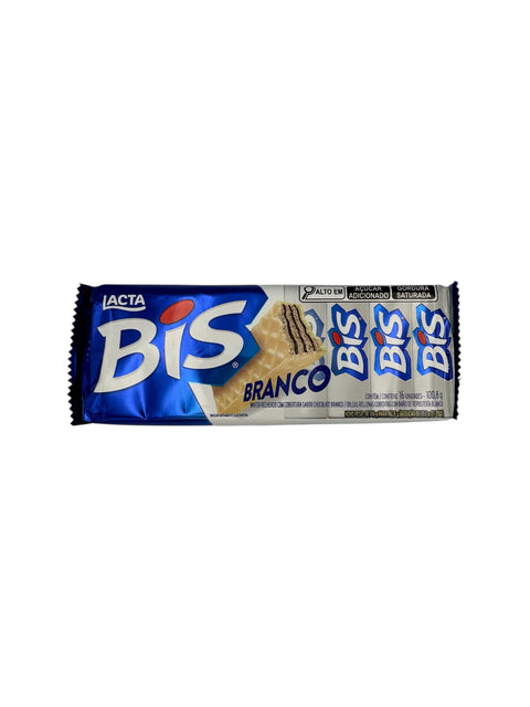 Lacta - Bis White Chocolate Wafers - 100g Front