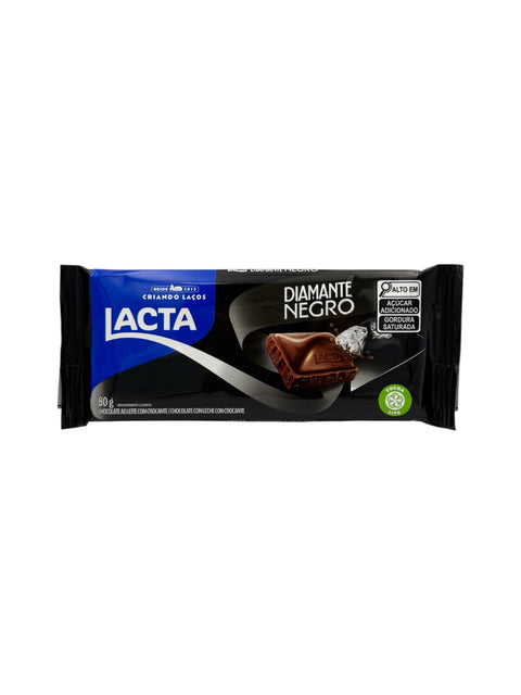 Lacta - Diamanté Negro Chocolate - 80g Front