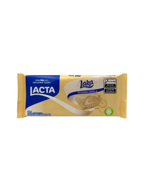 Lacta Laka White Chocolate - 80g Front
