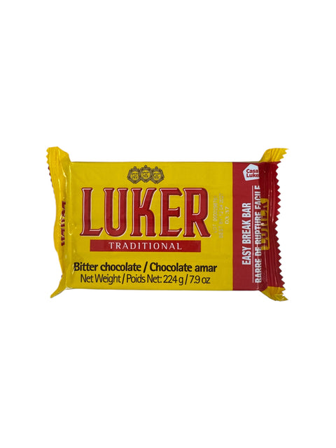 Luker Bitter Chocolate - 224g Front
