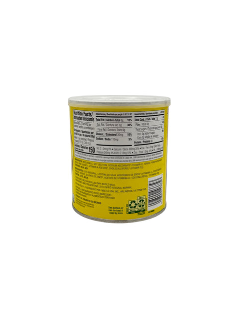 Nestle Ninho Dry Whole Milk Back