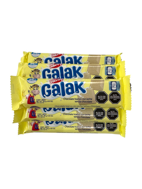 Nestle Savoy White Chocolate - 6 units (1 oz each) Front