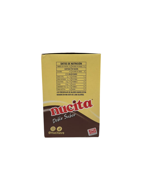 Nucita Chocolate Hazelnut Spread - 12 units (420g) Back
