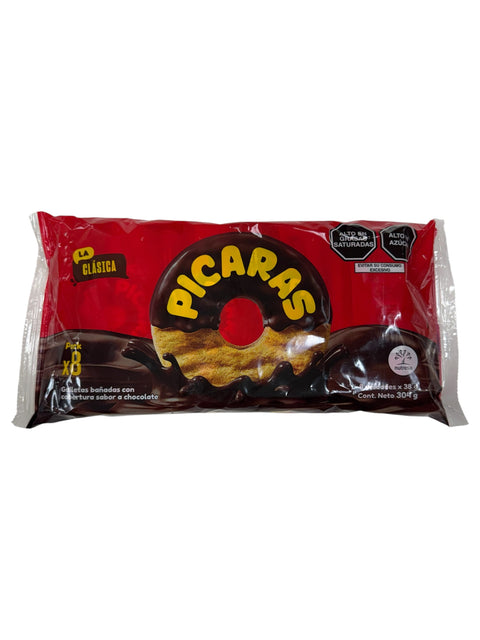 Pícaras Classic Cookies -  8pk (304g) Front