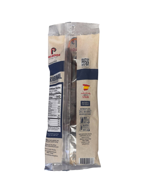 Palacios Spanish Chorizo - 7.9oz Back