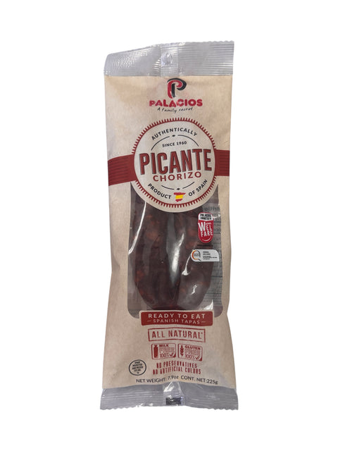 Palacios Spicy Spanish Chorizo - 7.9oz Front