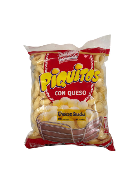 Piquitos - Con Queso (Baked Cheese Snacks) - 220g front