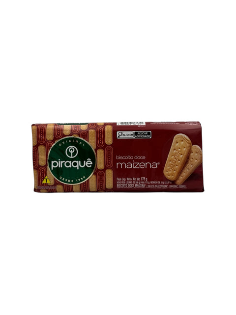 Piraque - Biscoito Doce Maizena ( Maizena Cookies) - 175g Front