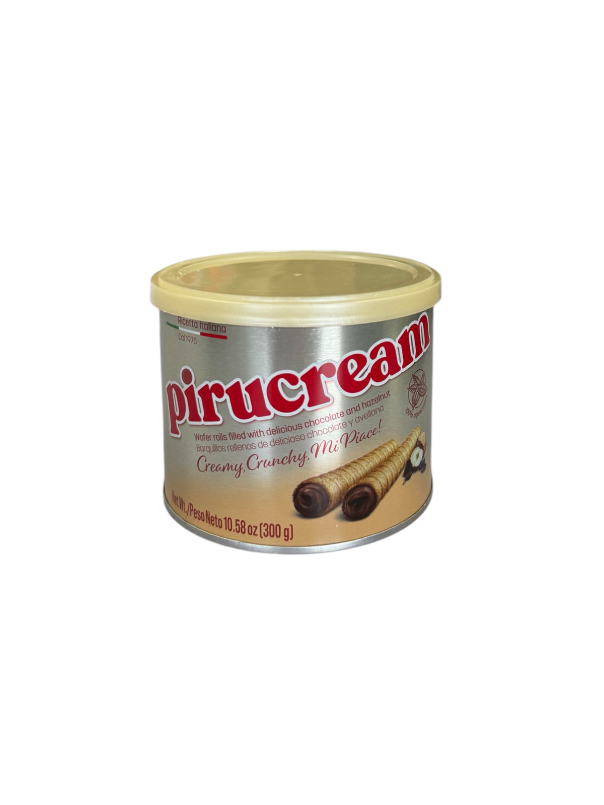 Pirucream Chocolate Filled Wafers (front image)