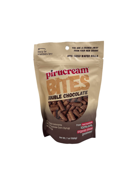 Pirucream Double Chocolate Bites - 200g Front