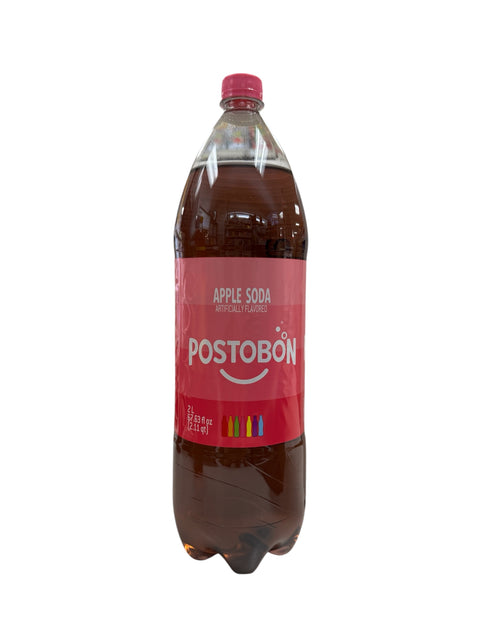Postobon Apple Soda - 2L Front