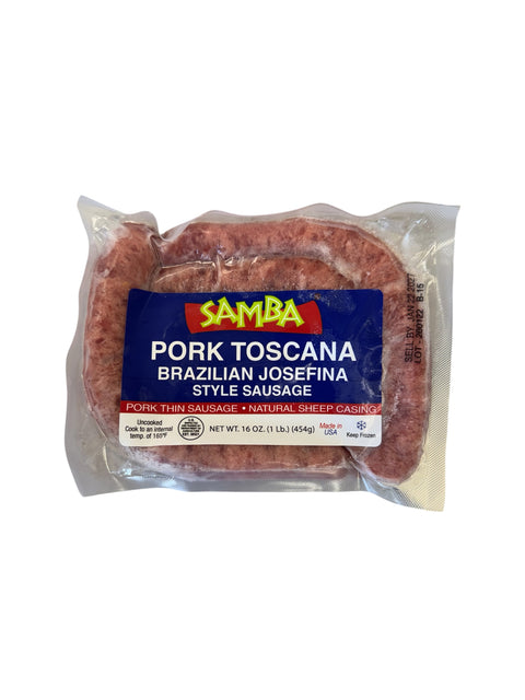 Samba Pork Toscana Sausage - 16oz Front1