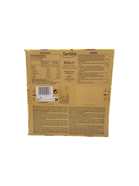 SanSiro Sourdough Panettone - 850g Back