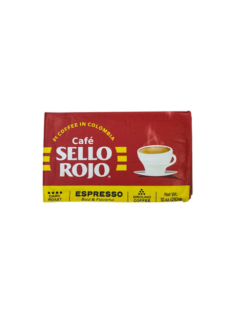 Sello Rojo Espresso Coffee - 10oz Front