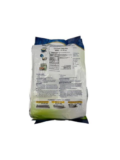 Selmi Renata - Mistura para Bolo Coco (Coconut Cake Mix) - 400g Back