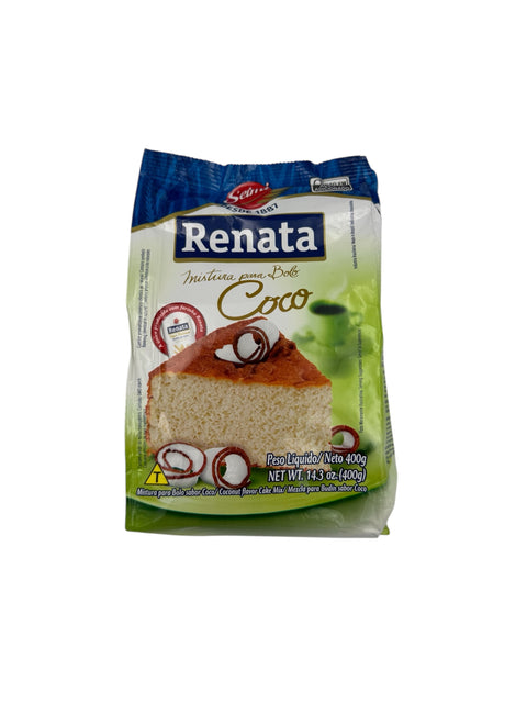 Selmi Renata - Mistura para Bolo Coco (Coconut Cake Mix) - 400g Front