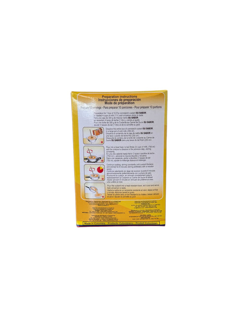 Su Sabor Caramel Cornstarch Custard (Natilla de Arequipa) - 300g Back