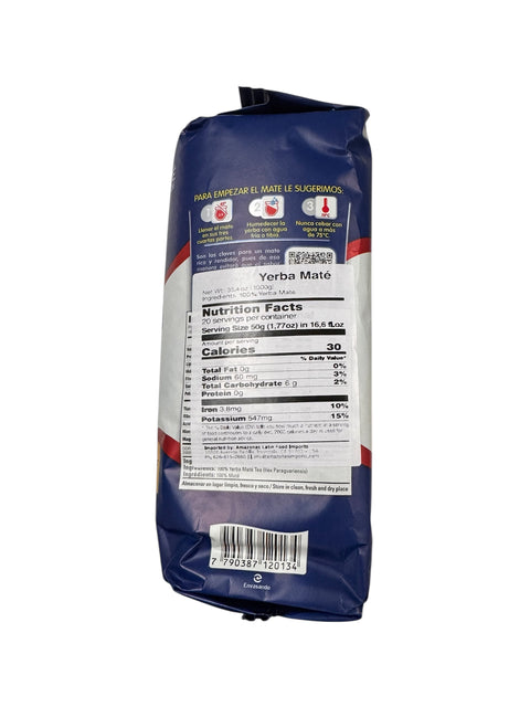 Taragüi Yerba Mate Sin Palo - 1 kg Side2